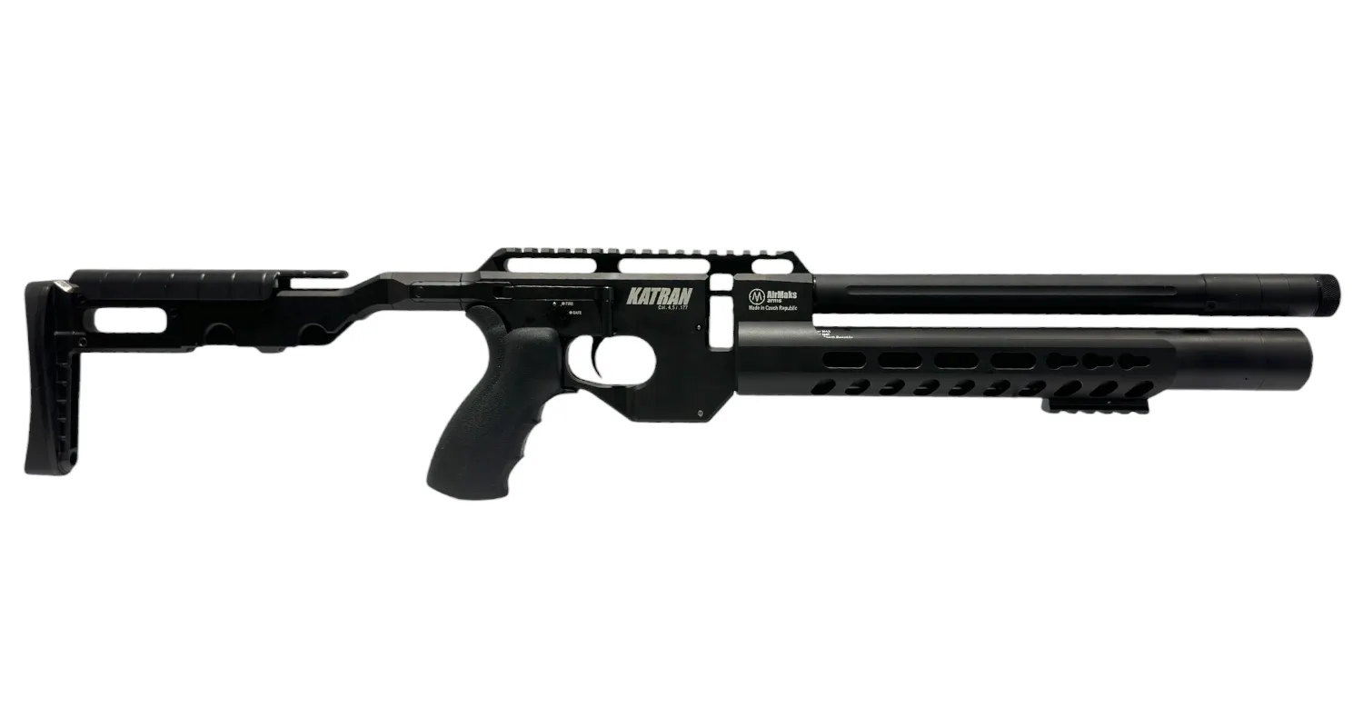AirMaks-Katran-Compact-Cylinder-Black-Tactical-PCP-Air-Rifle AirMaks Katran Compact PCP – Precisions Armory - Image 1