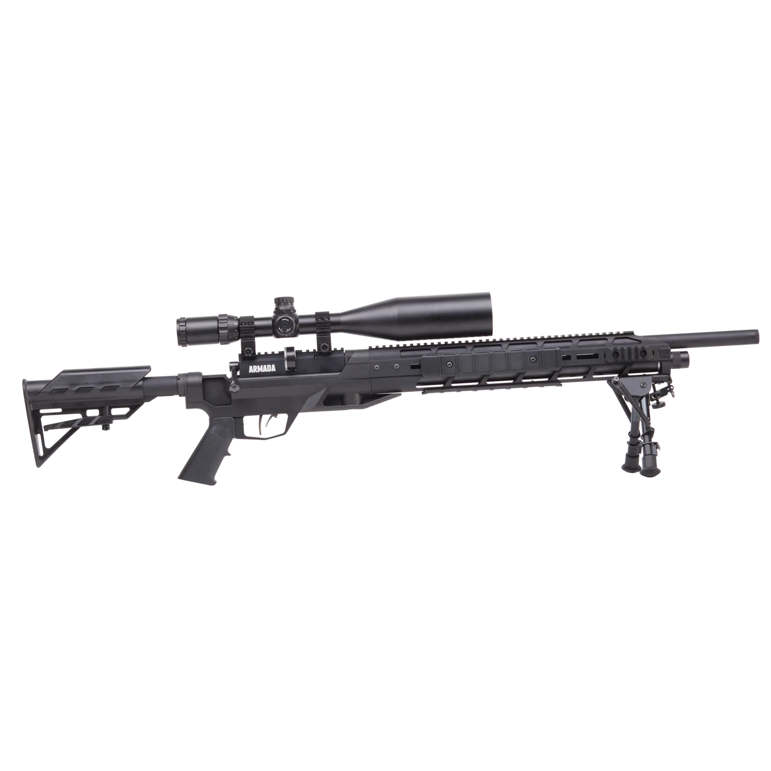 Armada20with20Optics20and20Bipod20facing20right Benjamin Armada Kit – Tactical PCP Air Rifle - Image 1