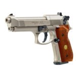 Beretta M92 FS Nickel Wood Air Pistol | Precision Air Armory - Image 2